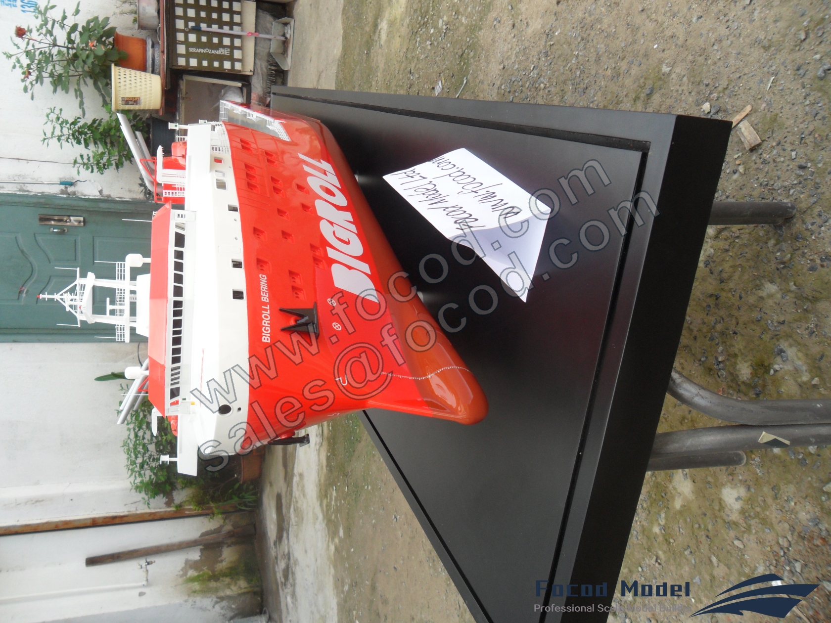 custom made model of 173m Heavy Load Carrier Bigroll Bering